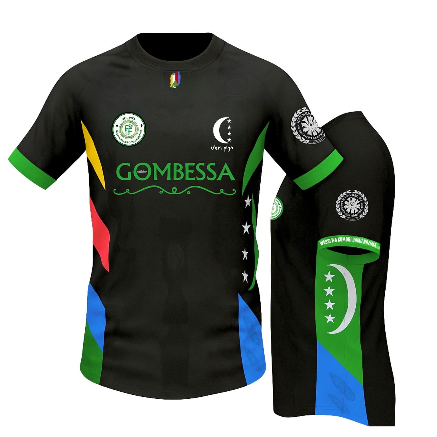 Maillot Supporters des Cœlacanthes Noir - Edition Limitée 2025/2026